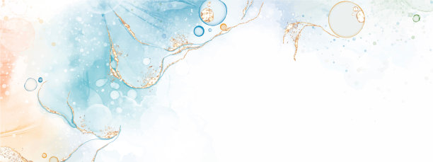 抽象醇墨技法，色彩柔和图片下载