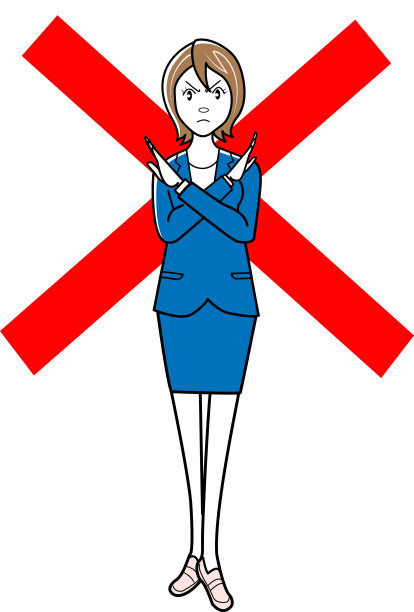 抗议的女商人图片下载