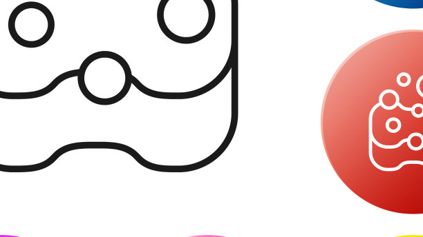 黑色线条海绵图标孤立在白色上图片下载