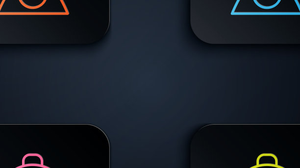 彩色霓虹灯线顾问卖家的一种珠宝图片下载