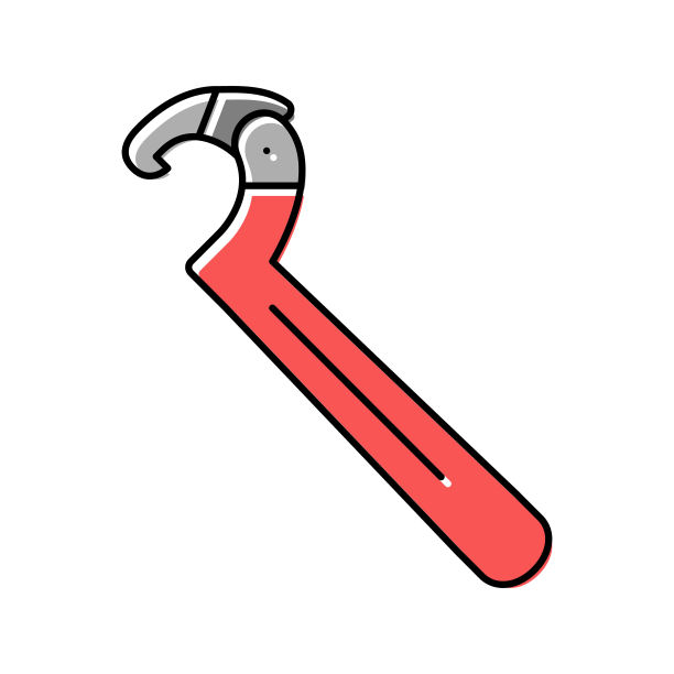 扳手工具修复彩色图标矢量插图图片下载
