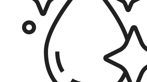 黑色线水滴图标孤立在白色图片下载