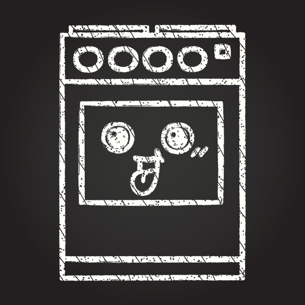 电炉粉笔画图片下载