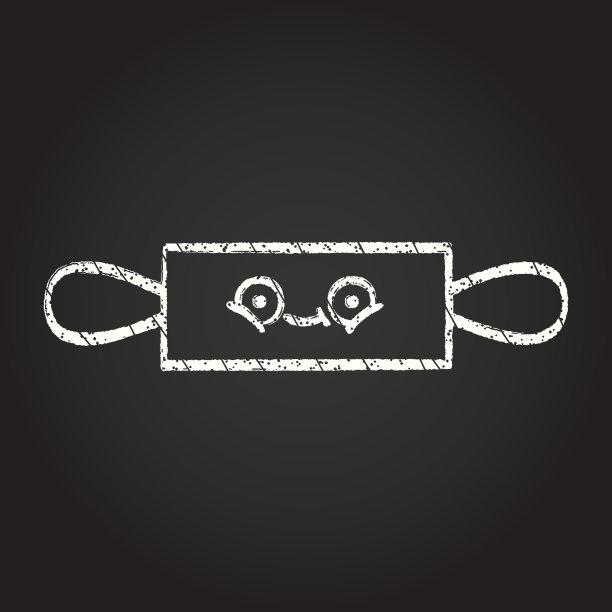 擀面杖粉笔画图片下载