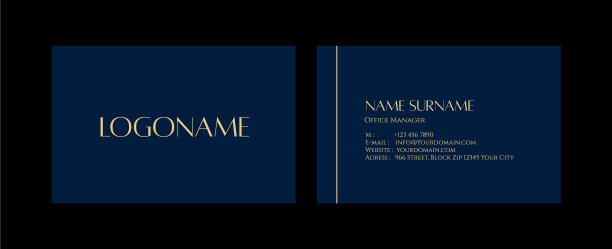 名片模板设计抽象现代图片下载