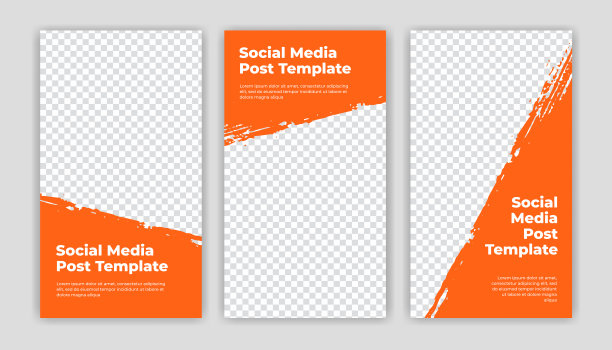 独特的现代编辑社交媒体旗帜模板。任何人都可以在社交媒体上使用这个简单的设计推广网页横幅。现代优雅的销售和折扣促销-矢量。图片下载