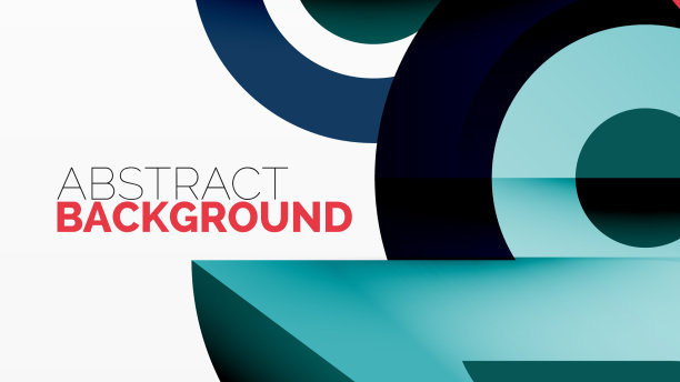 抽象圆型背景极简主义图片下载