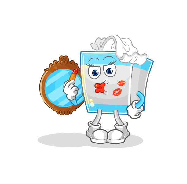 纸巾盒化妆吉祥物卡通图片下载