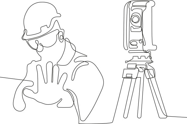 戴头盔使用平板电脑的白人工人图片下载