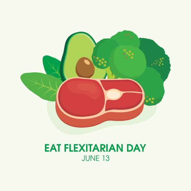 吃弹性素食，蔬菜，牛排，肉类食物图片下载