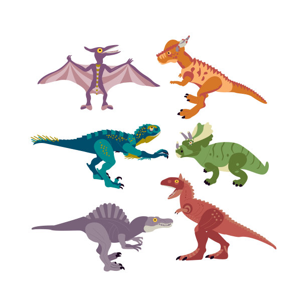 恐龙对象集图片下载