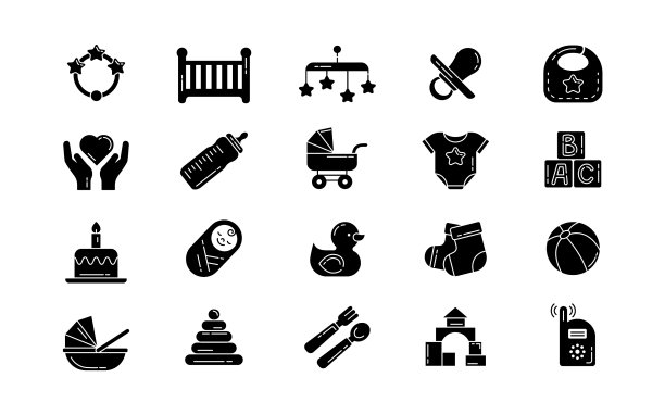 剪影童年偶像新生儿婴儿护理和图片下载