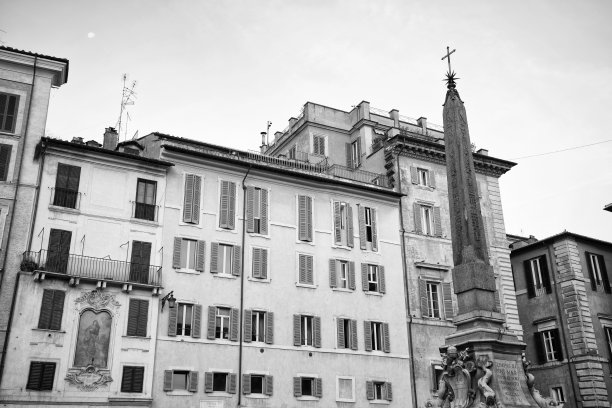 罗马德拉圆形广场的古代建筑。图片下载