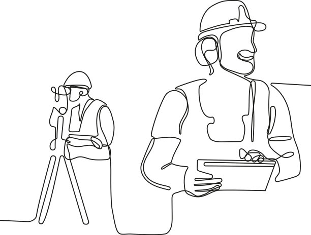 戴头盔使用平板电脑的白人工人图片下载