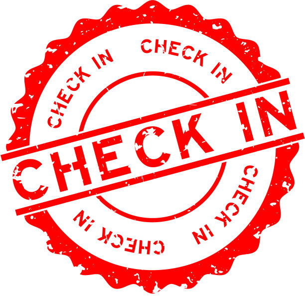 垃圾红色检查字圆形橡胶印章图片下载