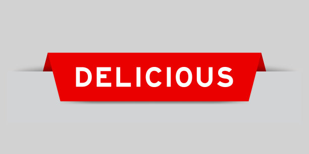 红色标签插入与美味的字图片下载