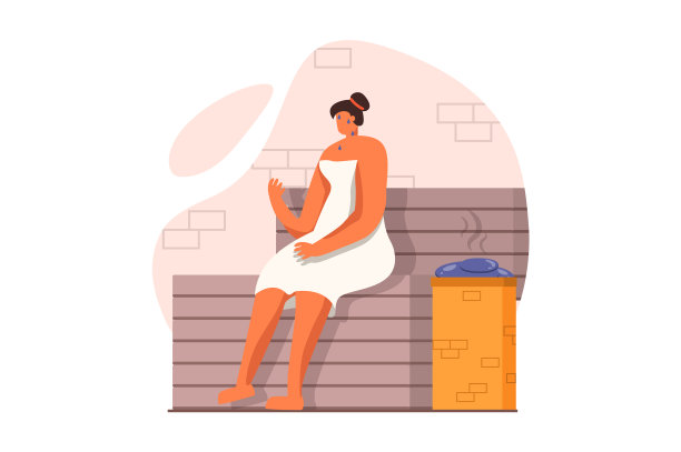 Spa沙龙网概念在平面设计图片下载