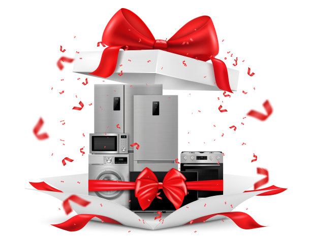 礼品概念家电内礼品盒图片下载