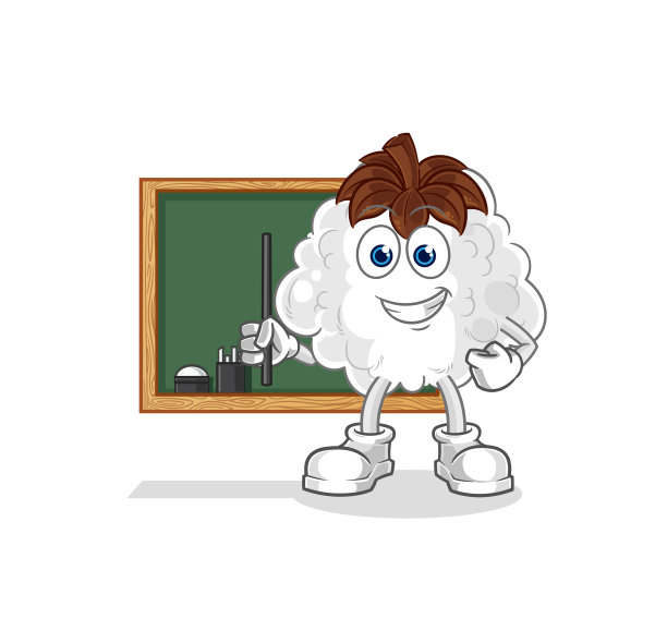 棉花老师卡通人物图片下载