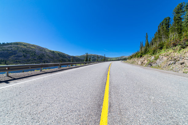空的山路图片下载