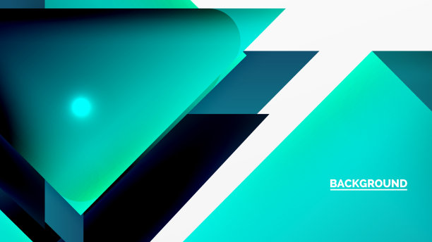 动态三维几何抽象背景图片下载