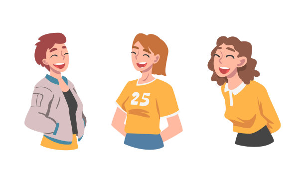 大声笑出来的女人觉得很有趣图片下载