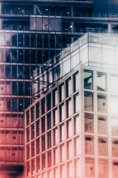 现代办公建筑的细节图片下载