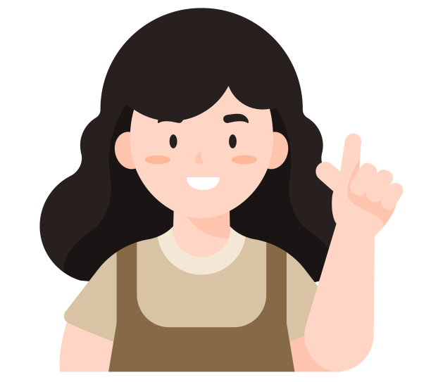 做指向手势的女人图片下载