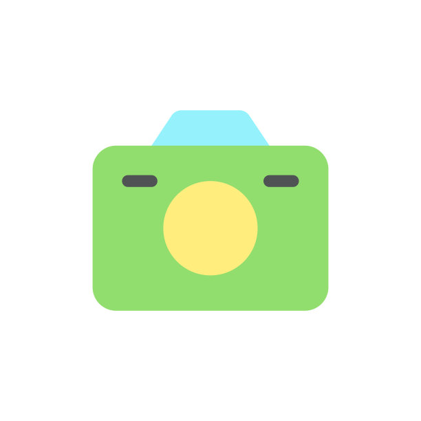 相机平面彩色ui图标图片下载