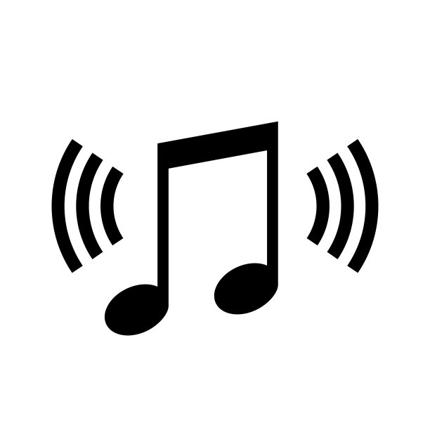 声音信号图标，音符符号图片下载