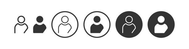 用户图标。照片计算符号。标志管理向量。图片下载