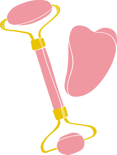 漂亮的水粉画按摩。图片下载