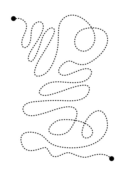 为学前，幼儿园和蒙台梭利儿童活动在矢量插图的预写跟踪线和曲线形状元素图片下载