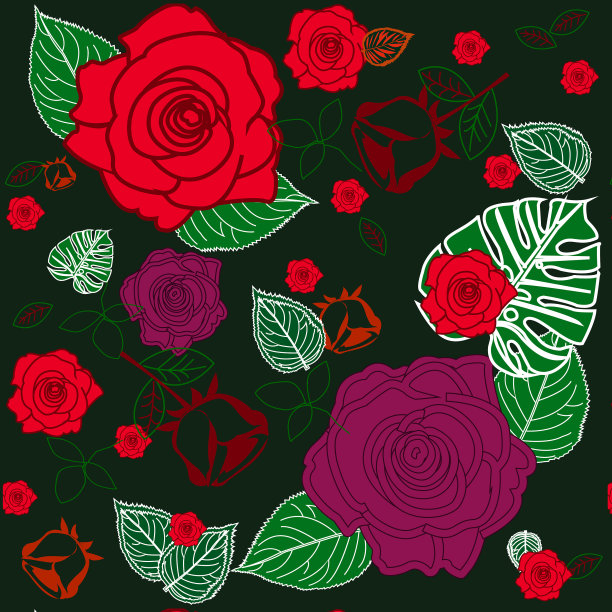 花卉表面图案设计图片下载