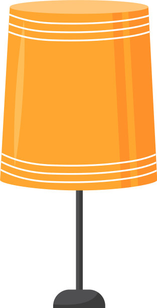 床头灯半平色物体图片下载