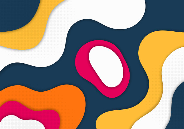 抽象彩色涂鸦模板设计艺术品图片下载