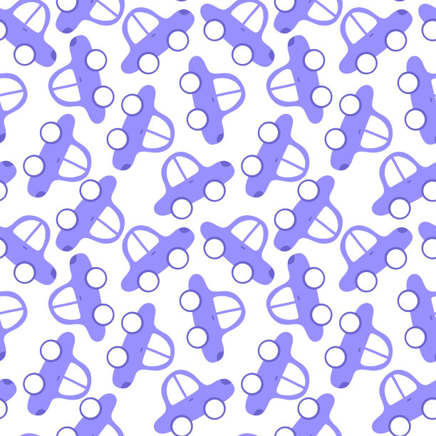 汽车玩具无缝图案的面料和纺织品及包装纺织品图片下载