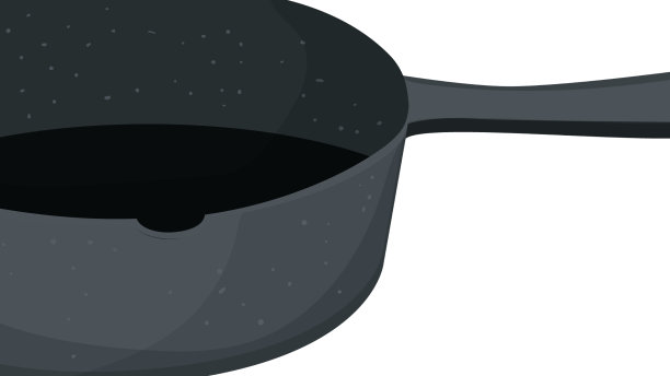 质朴的铁锅卡通图片下载