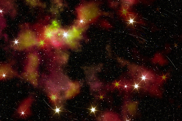 迷人的星系和星云背景。科学。图片下载