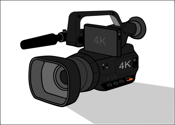 HDV/数码相机用于ENG或Muti相机生产。图片下载