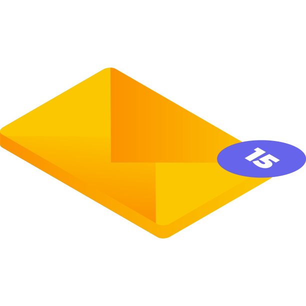 电子邮件等距图标3d矢量收件箱邮件图片下载