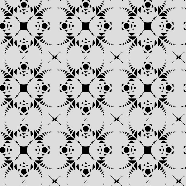 几何困难黑白图案。图片下载