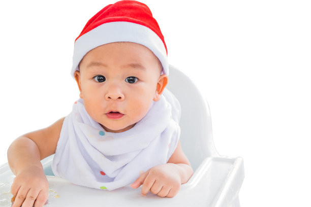 圣诞快乐，圣诞老人，小男孩图片下载