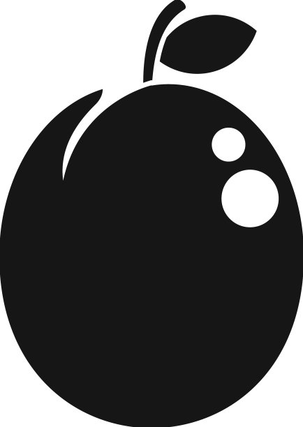 简单的生态农场图标梨水果图片下载