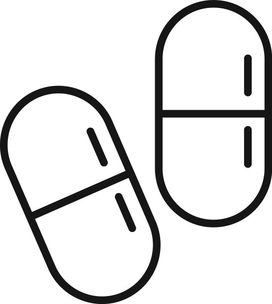 减肥胶囊图标轮廓瘦身食品图片下载