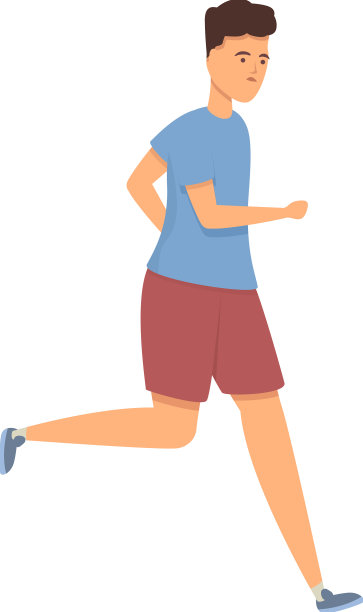 奔跑的男孩图标卡通快乐的孩子图片下载