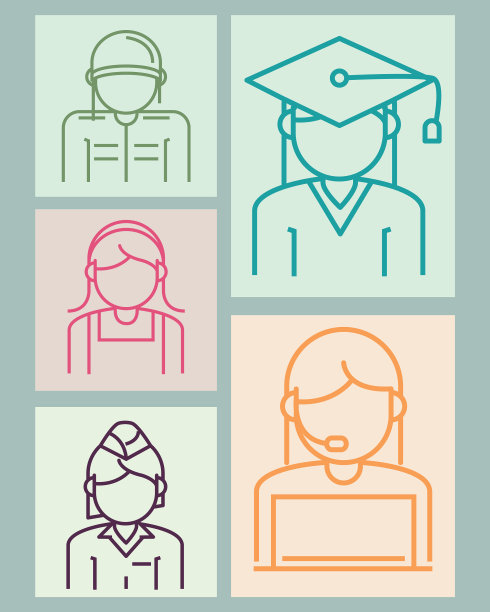 女性职业设置图片下载