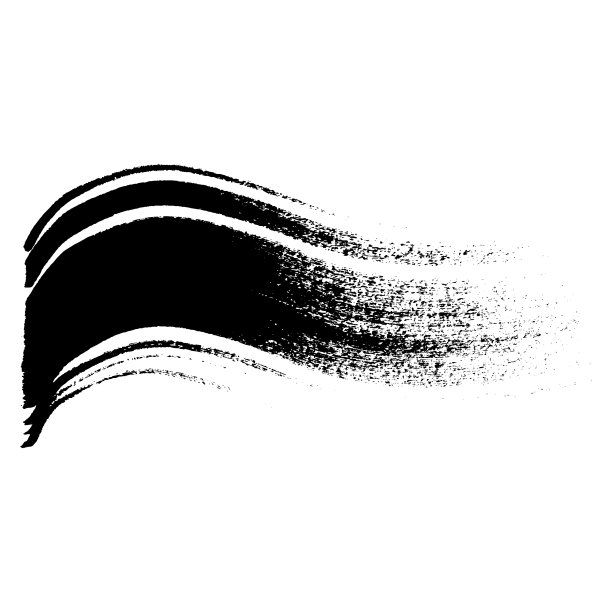 黑墨水笔刷笔画笔刷肮脏的垃圾图片下载