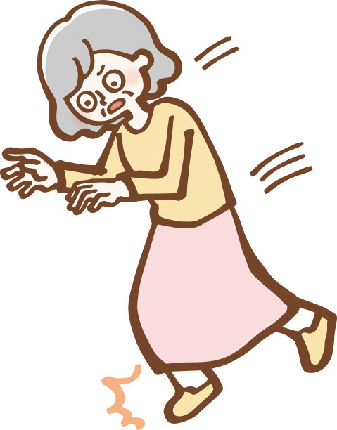 跌倒跌倒女人的简单插图图片下载