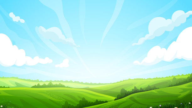 草地背景景观图片下载